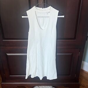 Black Swan Ivory Sleeveless Dress